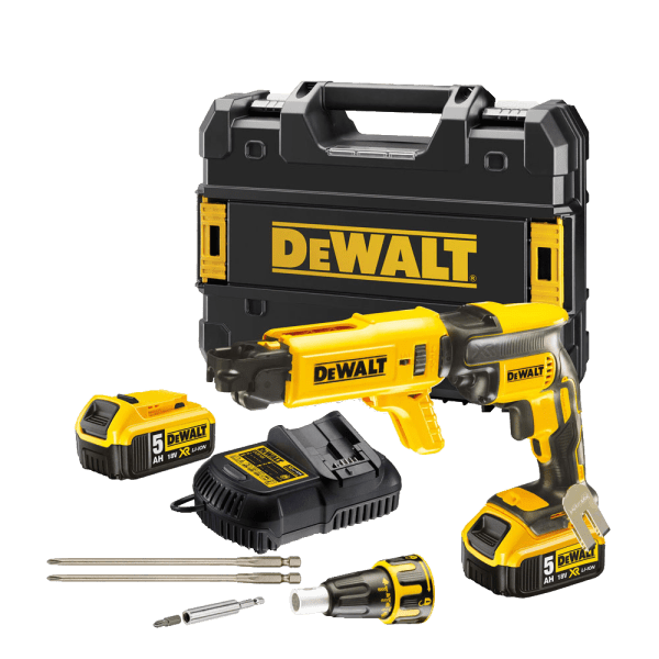 Masina de insurubat in gips-carton cu 2 acumulatori DeWalt DCF620P2K