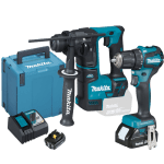 Set de 2 scule cu 2 acumulatori Makita DLX2454AJ