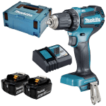 Masina de gaurit si insurubat cu 2 acumulatori Makita DDF485RFJ