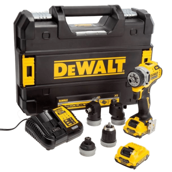Masina de gaurit si insurubat DeWalt DCD703L2T cu 2 acumulatori 12V