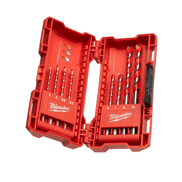 Set 8 burghie beton premium Milwaukee