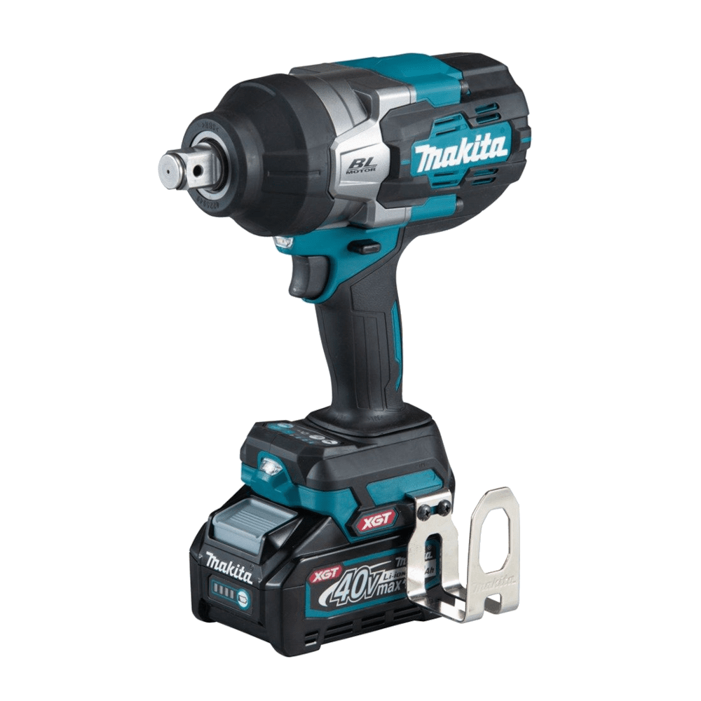 Cheie de strans cu impact cu 2 acumulatori Makita TW001GD201