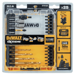 Set 25 biti insurubare si burghie de metal Flextorq DeWalt DT70735
