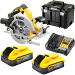 Fierastrau circular cu 2 acumulatori DeWalt DCS570H2T