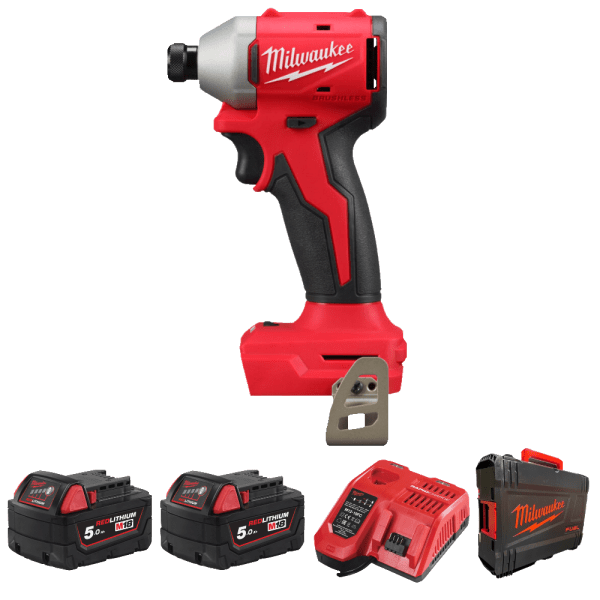 Masina de insurubat cu impact cu 2 acumulatori Milwaukee M18 BLIDR-502X