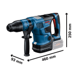Ciocan rotopercutor SDS-Max fara acumulatori Bosch GBH 18V-36 C