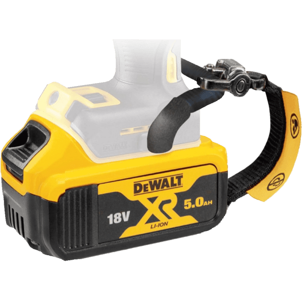 Masina de gaurit/infiletat cu precutie cu 2 acumulatori 5Ah fixare curea DeWalt DCD805P2LRT