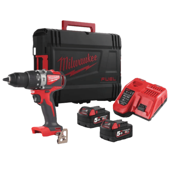 Masina de gaurit cu percutie cu 2 acumulatori Milwaukee M18 BLPD2-502X