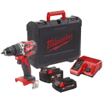 Masina de gaurit cu percutie cu 2 acumulatori Milwaukee M18 CBLPD-422C