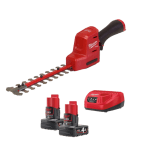 Trimmer gard viu cu 2 acumulatori Milwaukee M12 FHT20-402