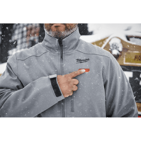 Jacheta incalzita gri Milwaukee M12HJGREY5-0