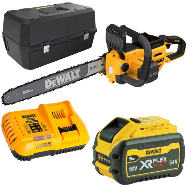 Motofierastrau cu 1 acumulator 54V DeWalt DCMCS575X1