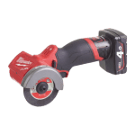 Taietor placi ceramice cu 2 acumulatori Milwaukee M12 FCOT-422X