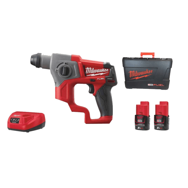 Ciocan rotopercutor cu 2 acumulatori Milwaukee SDS-plus M12CH-202C