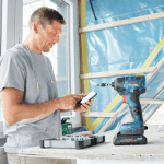 Masina de insurubat cu impact fara acumulatori Bosch GDR 18V-200 C