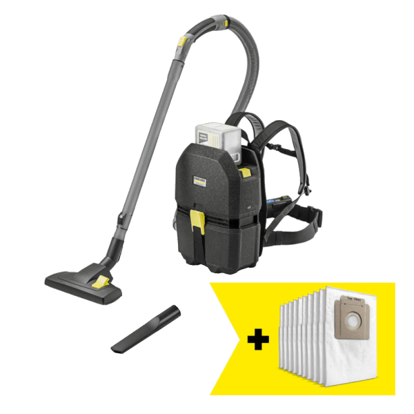 Aspirator cu acumulatori tip rucsac Karcher BVL 3/1 Bp Go!Further