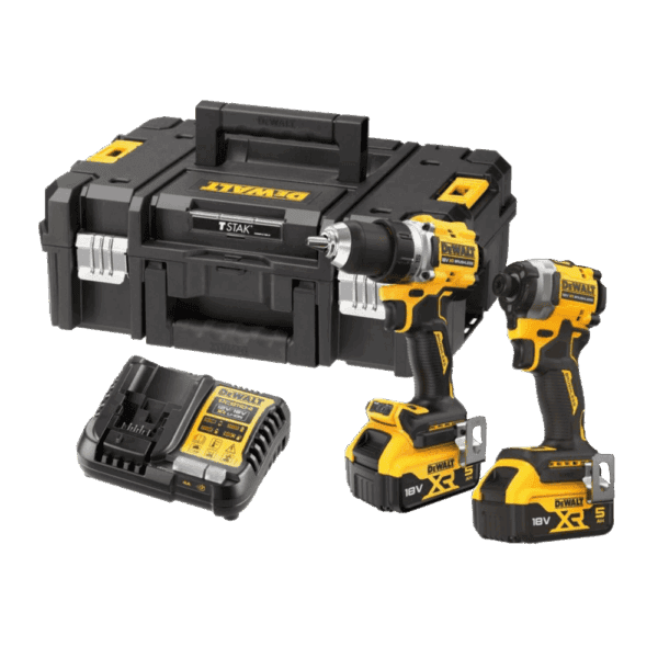 Set 2 scule cu 2 acumulatori DeWalt DCK2051P2T