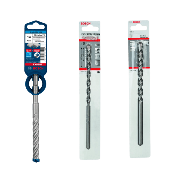 Set 3 burghie beton Bosch